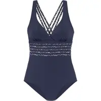 LASCANA Maillot de bain marine / anthracite / gris clair