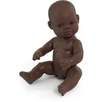 Miniland Poupée garçon africain 32 cm -