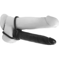 Anal Fantasy Analfantasy Double Trouble - gode anal double à harnais (noir)
