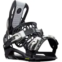 Nidecker - Fixations de snowboard - Flow Micron Stormtrooper - Taille Enfant 33-36 - Blanc