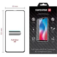 Swissten Verre 3D ultra durable à adhérence totale Apple IPhone 14 Noir (Apple iPhone 14), Téléphone portable : film de protection, Noir, Transparent