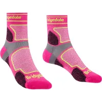 Bridgedale Ultralight T2 Coolmax Sport 3/4 Crew Socks Rose EU 35-37 Femme