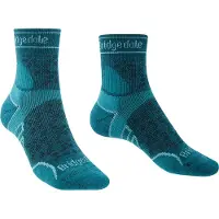 Bridgedale Lightweight T2 Merino Sport 3/4 Crew Socks Vert EU 38-40 Femme
