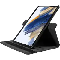 Just in Case Rotating Samsung Galaxy Tab A8 Book Case Noir