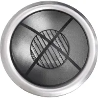 vidaXL Pot à feu de jardin avec barbecue Acier inoxydable 76 cm