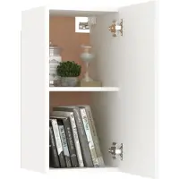 vidaXL Ensemble de 8 meubles TV blanc en bois composite