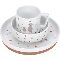 Adlibris Coffret Repas En Porcelaine - Tiny Farmer Mouton & Oie