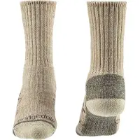 Bridgedale Midweight Merino Comfort Boot Socks Beige EU 38-40 Femme