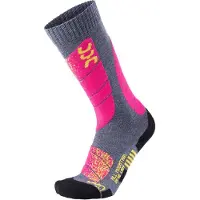 UYN Chaussettes de Ski UYN Femme All Mountain Medium Grey Melange Pink-Taille 35 - 36