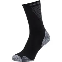 Odlo - Chaussettes de trail/running - Socks Crew Active Warm Running Black en Laine - Taille 45-47 - Noir