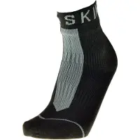 Sealskinz Chaussettes Longueur Cheville Imperméables - All Weather avec Hydrostop - Noir/Gris - 2020