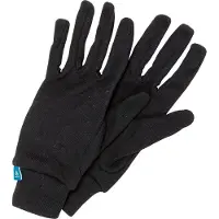 Odlo - Sous-gants en polaire - Gloves Full Finger Active Warm Eco Kids Black en Matières Recyclées - Taille Enfant XXS - Noir