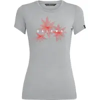 Salewa Lines Graphic Short Sleeve T-shirt Gris XS Femme