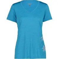 CMP 39t6136 Short Sleeve T-shirt Bleu 2XS Femme