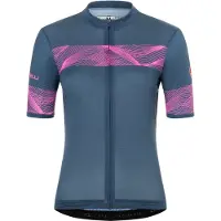 Castelli Fenice Short Sleeve Jersey Bleu L Femme