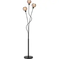 Eglo Lampe de pied Creppo Noir