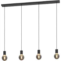 Eglo Pendentif à 4 lumières Nogalte Noir