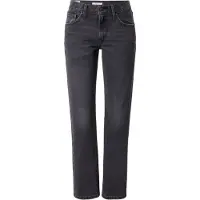 Levi's Jean 'Middy Straight' noir denim