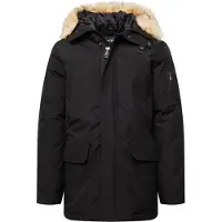 Schott Veste d’hiver 'NELSON' chamois / noir