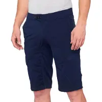 100% Hommes, Pantalon de cyclisme, Short Ridecamp (XS), Bleu