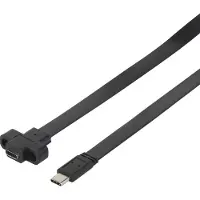 Renkforce Câble d'extension USB 3.0 [1x USB-C mâle - 1x USB-C femelle] 0,25 m noir