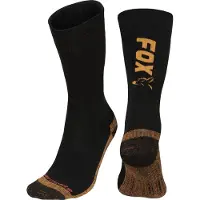 FOX Chaussettes Collection Thermolite Long Socks Black/Orange 40-43