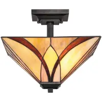 QUOIZEL Asheville Deckenleuchte bronze QZ-ASHEVILLE-SF