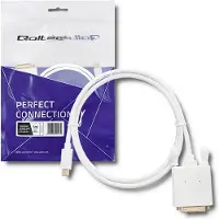 Qoltec Câble USB 3.1 type C mâle/DVI mâle | 4K | mode alternatif | 1m