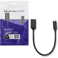 Qoltec Câble USB 3.1 type C mâle | Câble USB 3.0 type A femelle | 0,25 m