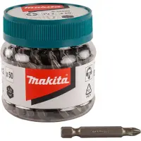 Makita B-26509 Embout de vis pz2 x 50 mm en pot 50 pièces