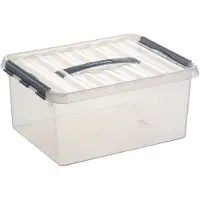 Q-Line H6162602 Q-line boîte de rangement 15,0 l transparent 40,0 x 30,0 x 18,0 cm