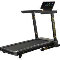 Tunturi T100 Centuri Tapis de Course Pliable - Pour usage à domicile - Écran LED - Tapis de course avec 44 programmes d'entraînement - 0,8 à 20,0 km/h