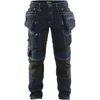 Blakläder Pantalon artisan X1900 stretch - 1990 - Bleu foncé / Noir - 52 - Jambes longues