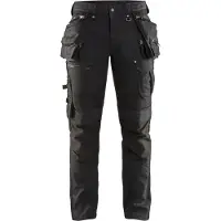 Blakläder Pantalon de travail X1900 - artisan stretch - 2D - noir - taille 46