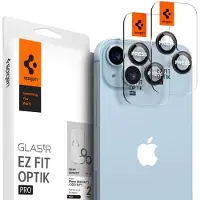 Spigen Optik Lens Protector - Protection complète de la caméra (lot de 2) Apple iPhone 15 / 15 Plus / 14 / 14 Plus - Black