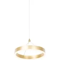 QAZQA Suspension en laiton 30 cm avec LED à intensité variable 3 niveaux - Lyani