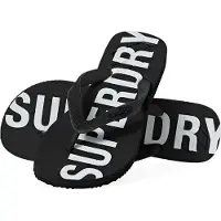 Superdry Tongs CODE ESSENTIAL FLIP FLOP hommes - Noir - 40 / 41