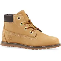 Timberland Pokey Pine 6" - Sneakers Bébé - Beige - Pointure 27 - Cuir