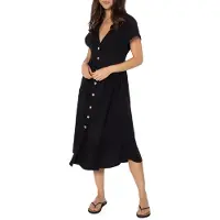 Protest Sambu Short Sleeve Dress Noir XS Femme
