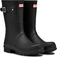 Hunter Bottes Orig al pour homme, courtes, imperméables, noires – undefined / Noir
