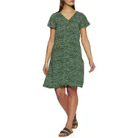 Protest Raja Short Sleeve Dress Vert S Femme
