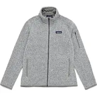 Patagonia - Polaire chaude - W's Better Sweater Jkt Birch White pour Femme - Taille L - Gris