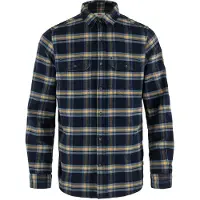 Fjällräven Övik Heavy Flannel Long Sleeve Shirt Bleu XL Homme