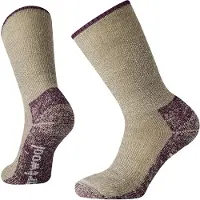 Smartwool Classic Mountaineer Maximum Cushion Crew Socks Beige EU 38-41 Femme