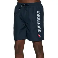 Superdry Code Applque 19inch Swimming Shorts Noir S Homme