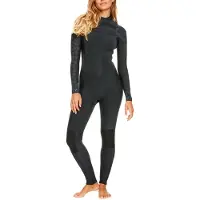 Roxy 5/4/3 Mm Swell Series Woman Long Sleeve Chest Zip Neoprene Suit Noir 10 Femme