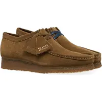 Clarks pour homme. 26155518 Chaussures en cuir Wallabee marron (41), Plat, Lacets, Casuel