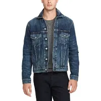 Ralph Lauren Veste mi-saison bleu denim