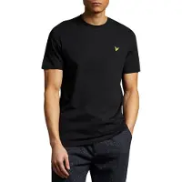 Lyle & Scott T-Shirt 'Plain' jaune / noir