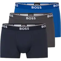 BOSS Boxers 'Power' marine / bleu foncé / gris foncé / blanc